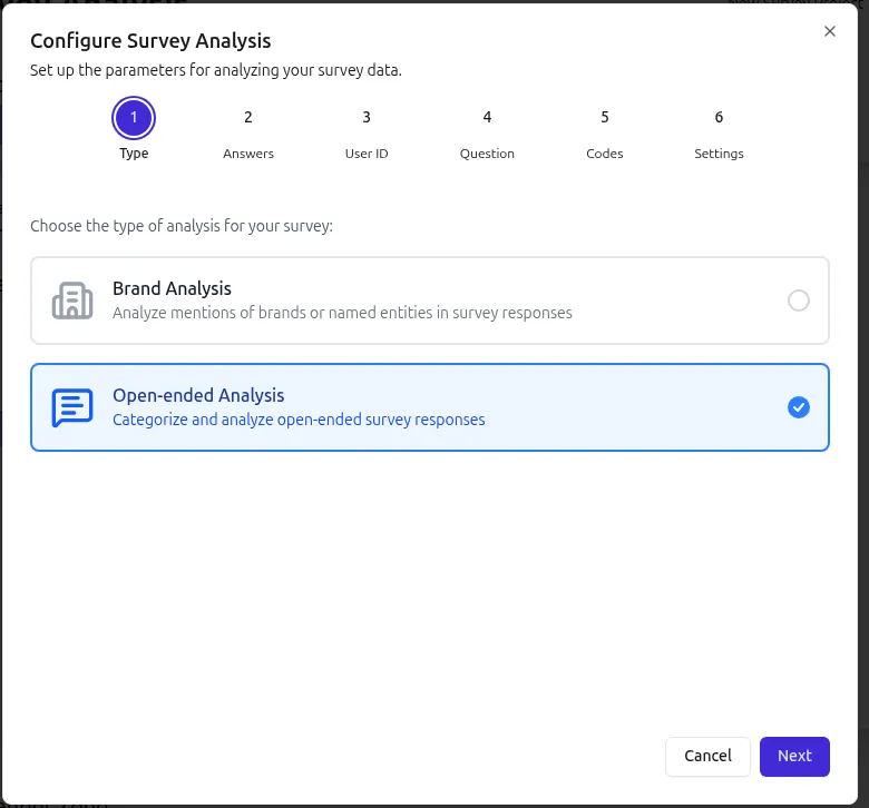 Create a Survey Analysis Project