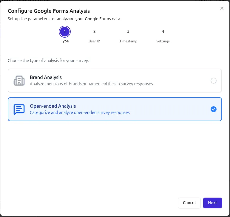 Create a Survey Analysis project