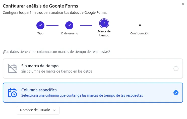 Elegir ID de usuario